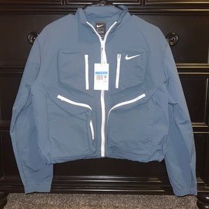 Blue Nike tech pack jacket size M